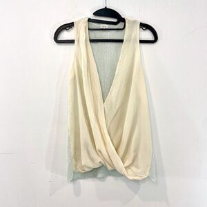 T. Babaton Aritzia Pastel Silk Sleeveless Top Relaxed fit XXS